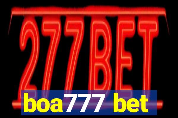 boa777 bet